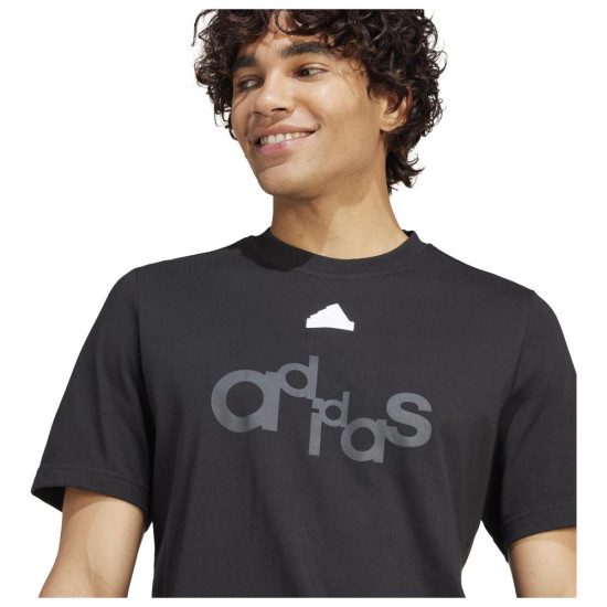 Adidas Ανδρική κοντομάνικη μπλούζα BL SJ T Q1 GD Adidas Ανδρική κοντομάνικη μπλούζα BL SJ T Q1 GD